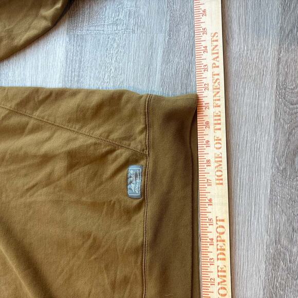 Eddie Bauer Men's Double Knit Crewneck Long Sleeve Shirt Dull Gold L - Picture 3 of 8